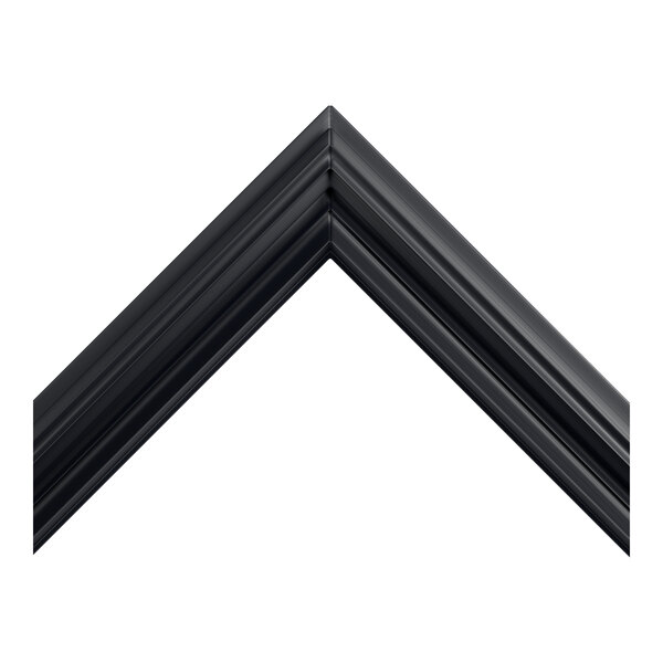 A black replacement gasket for Turbo Air Refrigeration units.