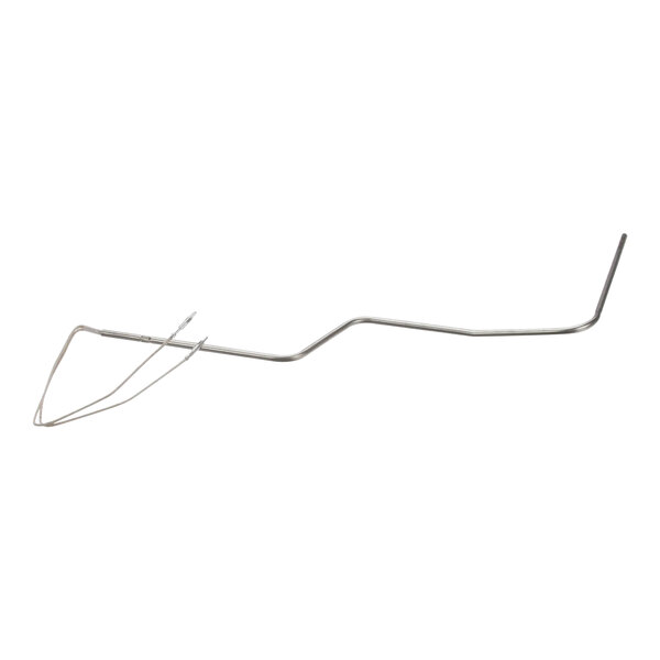 A metal wire with a hook on it.