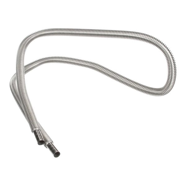 A Vulcan stainless steel flex tube with a curved end.