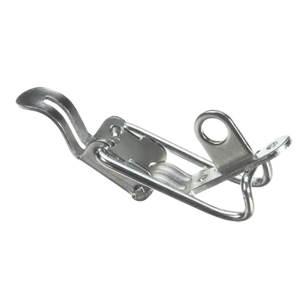 A metal clip with a handle for a Pitco Fat Vat.