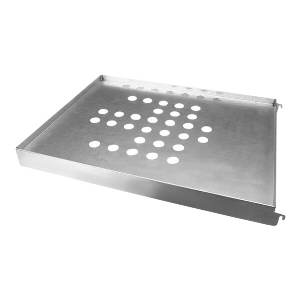 A Vulcan 36 Deflector Tray with holes in it.