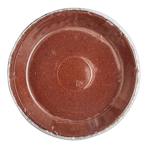 A brown plastic container of KEEBLER Ready Crust Chocolate Graham Pie Shells.