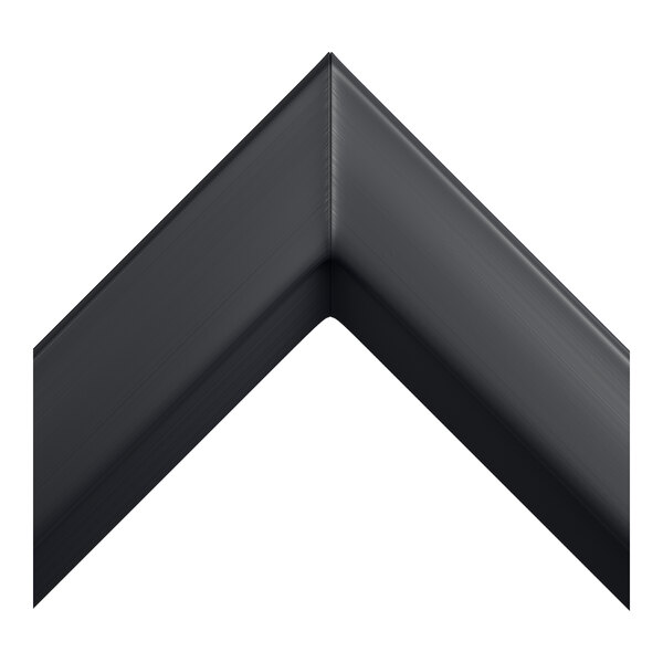 A black rubber gasket for refrigeration, measuring 47.5 by 8.5 by 0.625 inches.