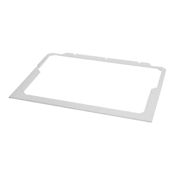 A white rectangular gasket with a white border.