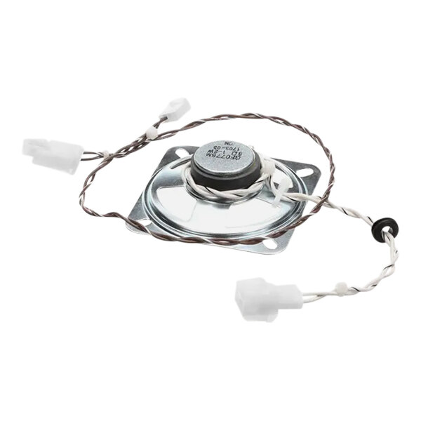 A Pitco electric assembly with white and black wires and a small metal object.