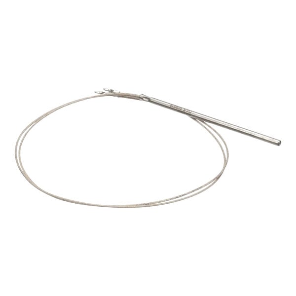 A silver Pitco probe with a metal handle.