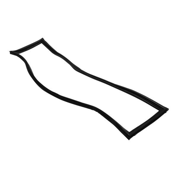 A black rubber gasket with a black plastic frame.