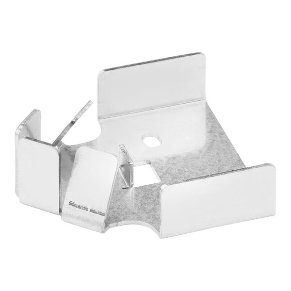 A metal Vulcan rear radiant rest with a hole in it.