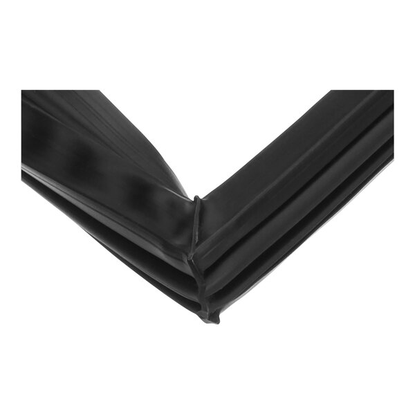 A black Turbo Air Refrigeration gasket with a black corner.