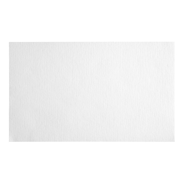 A rectangular sheet of white filter paper.