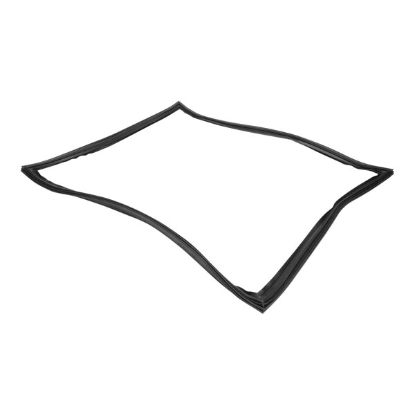 A black rubber Turbo Air Refrigeration gasket with a white background.
