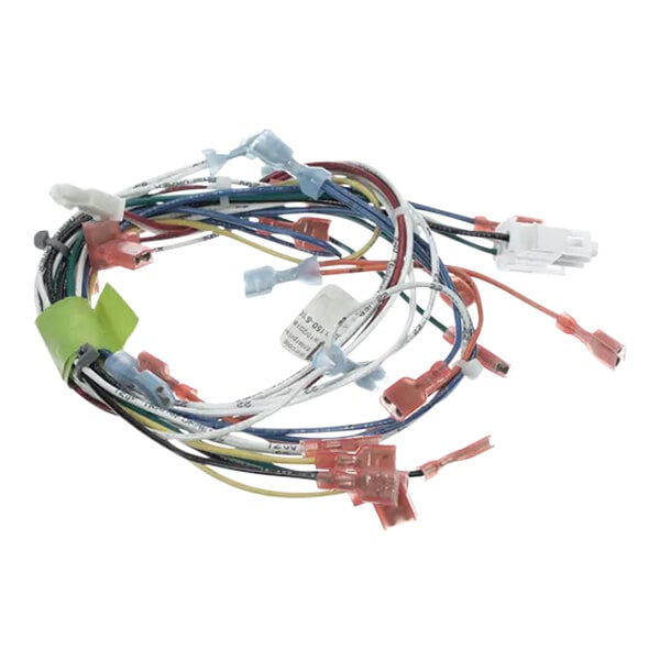 A Vulcan wiring harness with a bunch of wires and connectors.