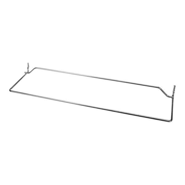 A nickel metal tray slide for a Vulcan counter.