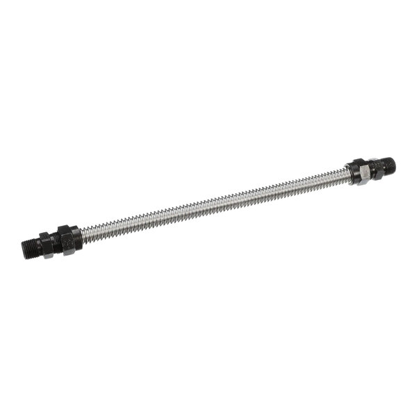 A long metal Vulcan suction tube with a black and silver screw.