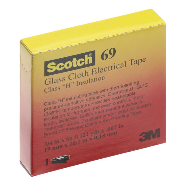 A box of white Pitco electrical tape with text on it.
