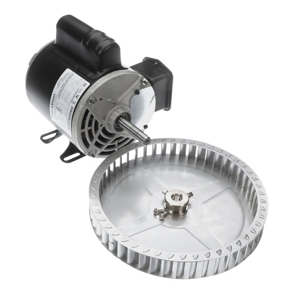 The Vulcan Blower Motor for Half-Size Oven with a metal wheel.