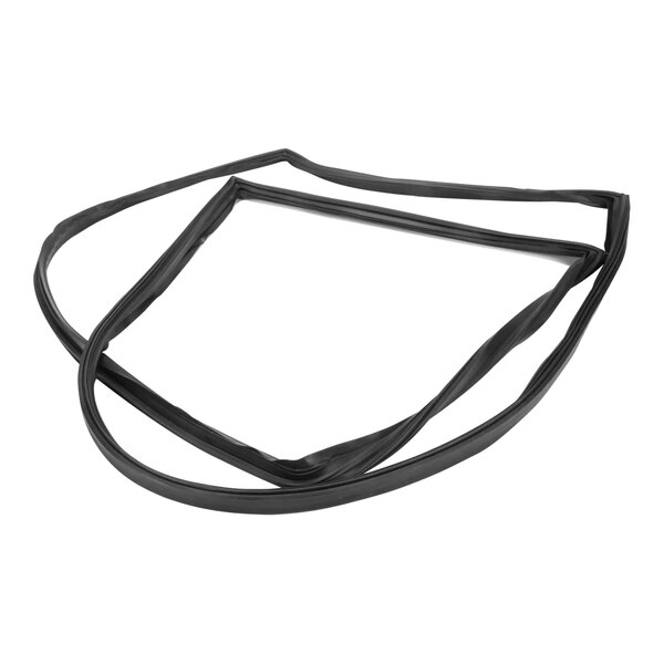 A close-up of a black rubber Turbo Air Refrigeration gasket.