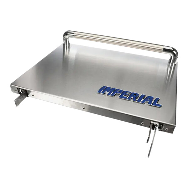 A stainless steel door assembly for an Imperial Range.