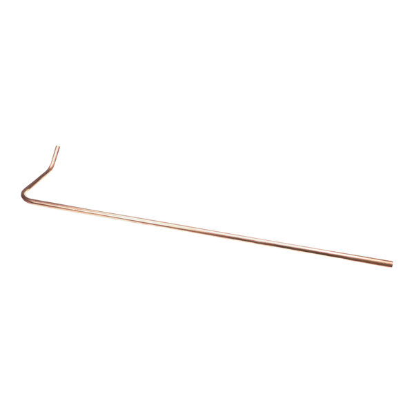 A long copper pipe with a metal rod.