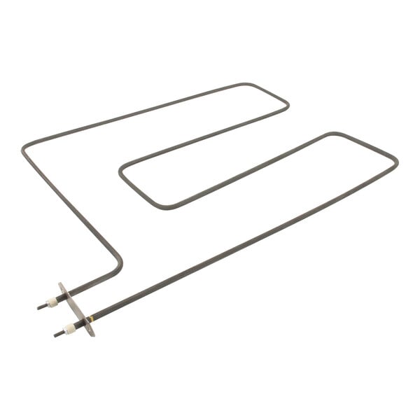 A Vulcan 3.75 Kw metal heating element with a wire attached.