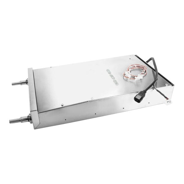 A metal Pitco actuator box with wires and screws.