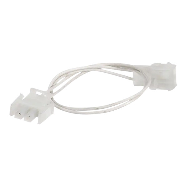 A white wire with two connectors.