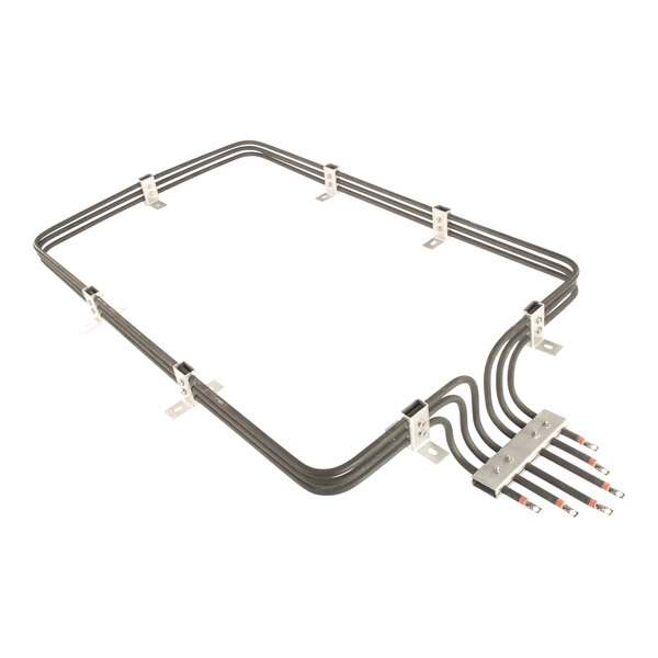 An Imperial Range heating element with wires attached.