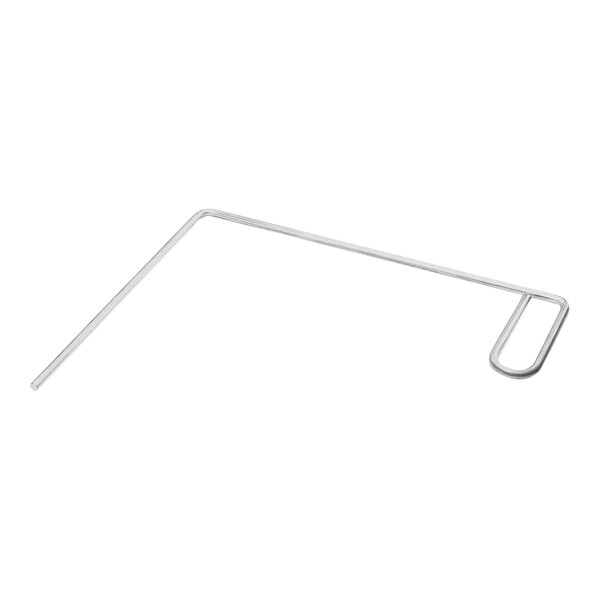 A metal rod with a hook on the end.