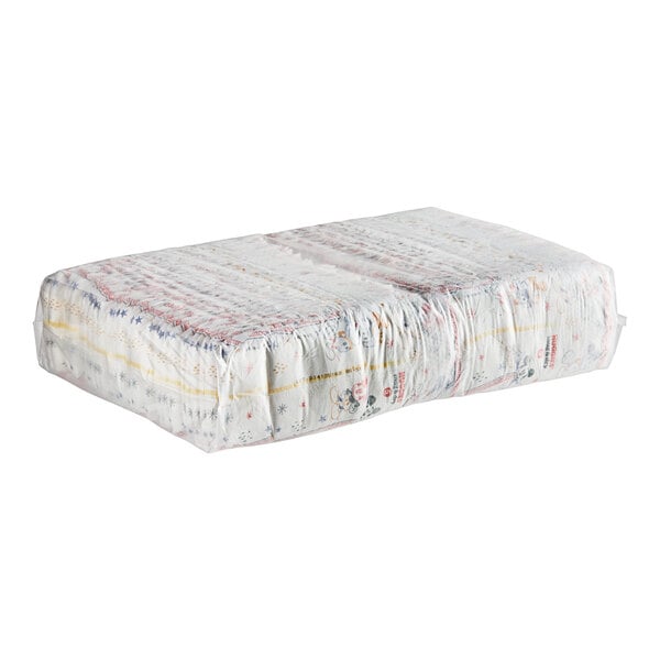 A large package of Huggies Snug & Dry Size 5 baby diapers wrapped in plastic.