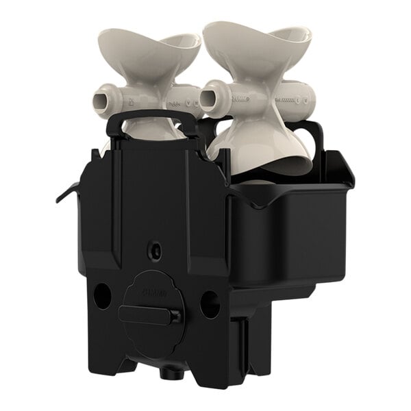 A black Zummo squeezing kit with white parts inside.