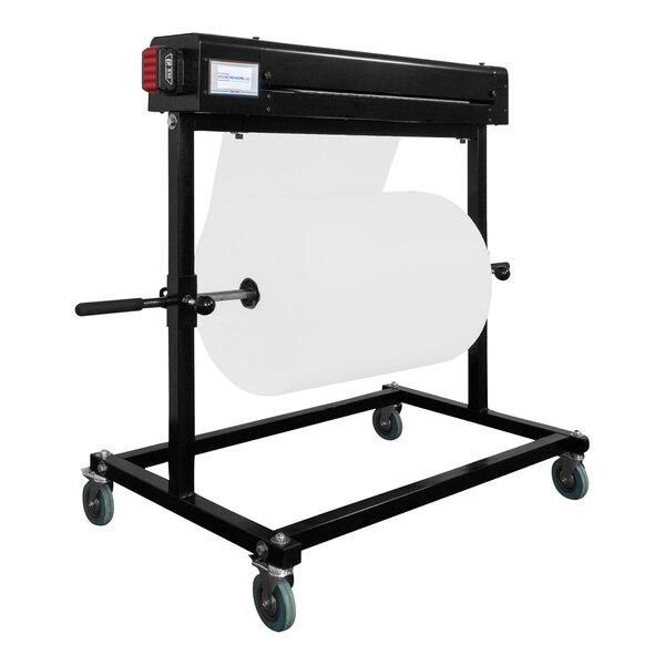 A 24" BI-SUPPORT stand holding a large roll of paper.