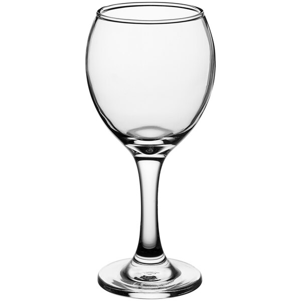 An Acopa Bouquet wine glass on a white background.