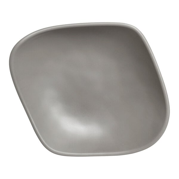 A Delfin Marisol small serving bowl in driftwood gray melamine.