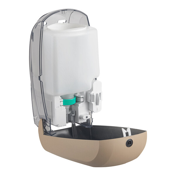 A Lavex Pro Sand automatic foam soap dispenser on a white background.