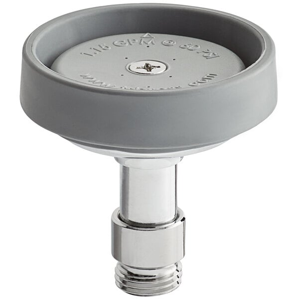 A grey T&S pre-rinse spray head assembly with silver and grey parts.