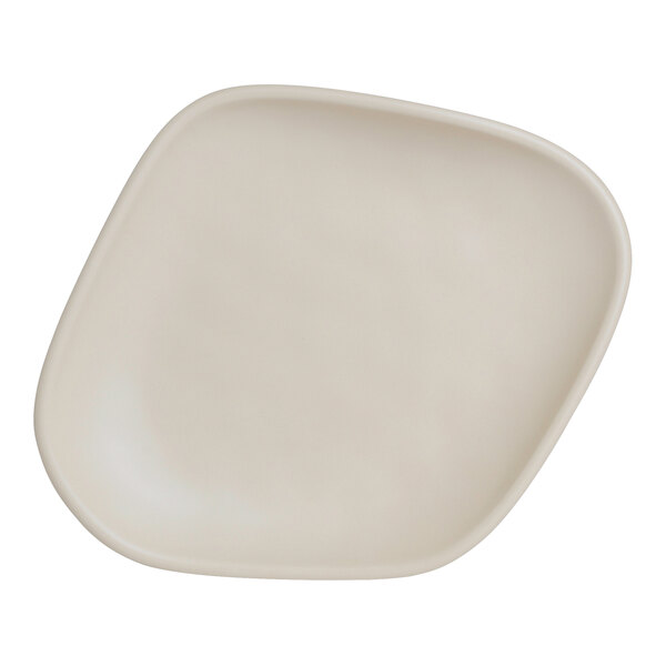A Delfin Marisol sandshell melamine rectangular platter.
