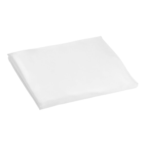 A folded white Berkshire Hospitality SuiteDream duvet cover on a white background.