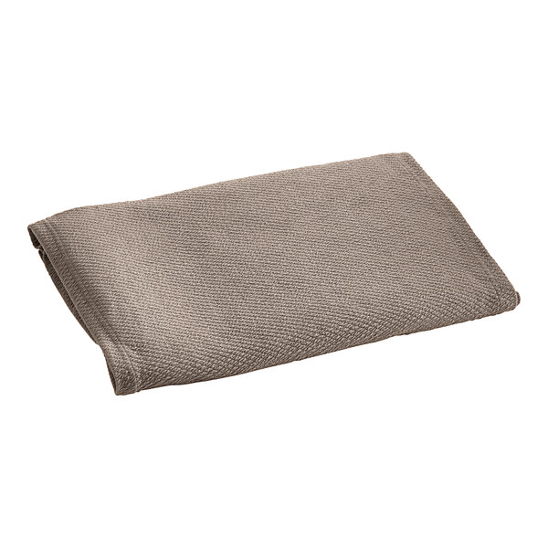 A brown knit Berkshire Hospitality diamond box spring cover on a white background.