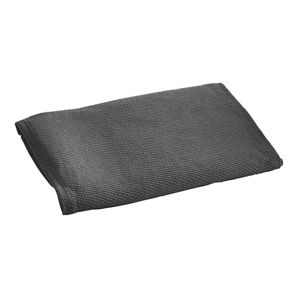 A gray Berkshire Hospitality diamond box spring cover.