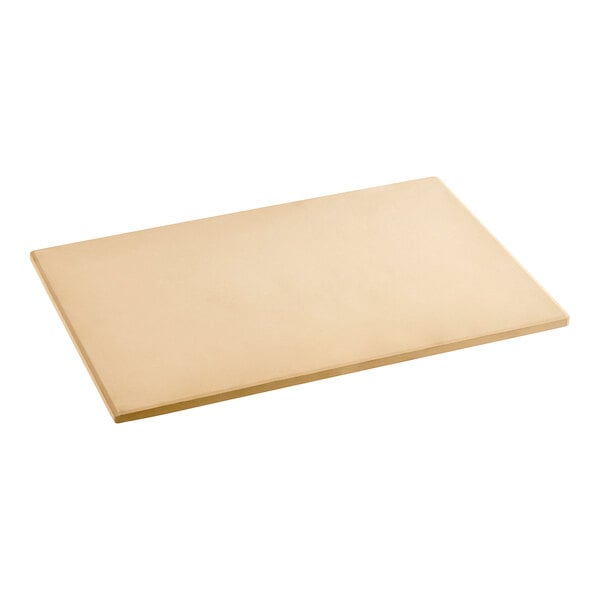 A rectangular Backyard Pro cordierite pizza stone.