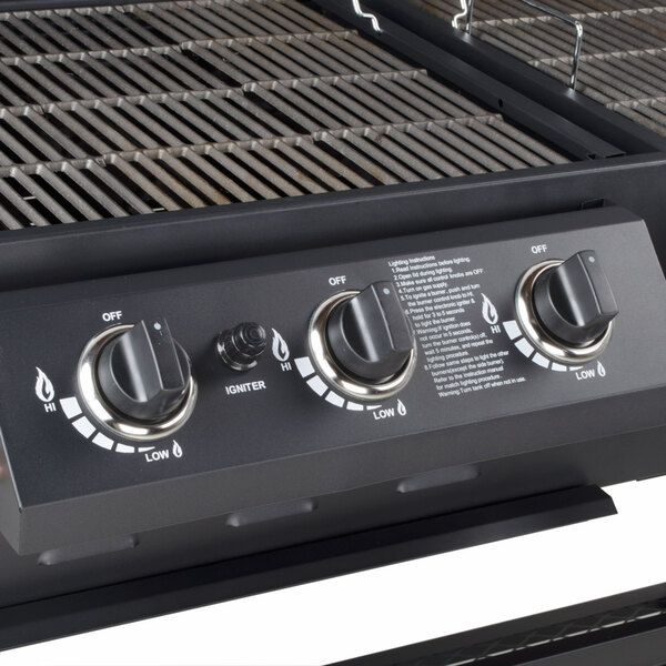 A Backyard Pro portable outdoor gas grill on a counter.