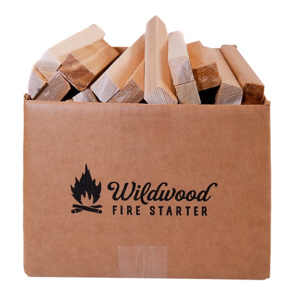 A box of Wildwood Grilling Cedar Kindling.