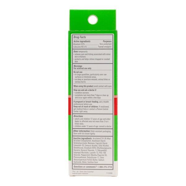 A green and white box of O'Keeffe's Working Hands Pain Relief Hand Cream with red and white text.