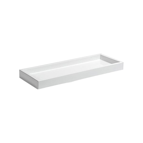 A white rectangular room360 New York amenity tray.