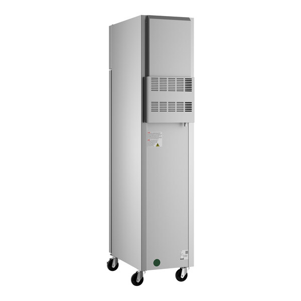 Avantco Z-1R-N 17 11/16" Stainless Steel Solid Door Narrow Reach-In Refrigerator