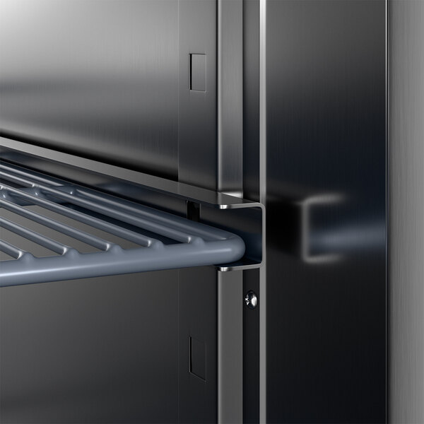 Avantco Z-1R-N 17 11/16" Stainless Steel Solid Door Narrow Reach-In Refrigerator