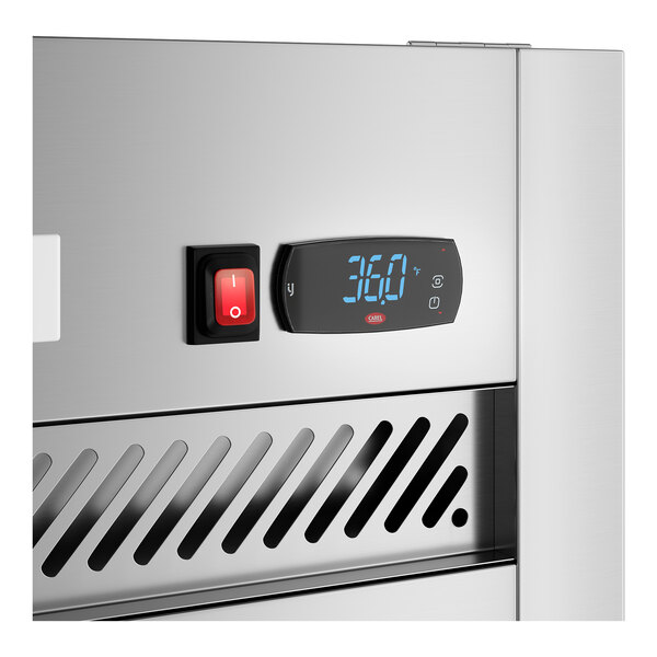 Avantco Z-1R-N 17 11/16" Stainless Steel Solid Door Narrow Reach-In Refrigerator