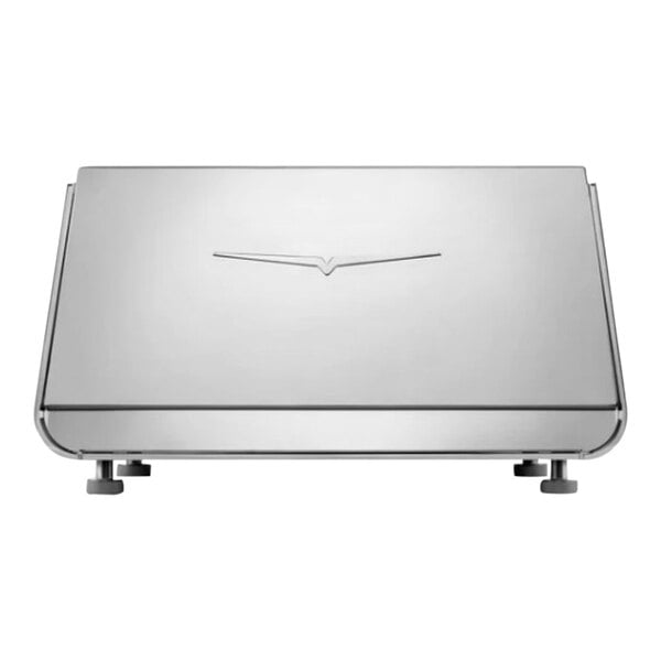 A silver Steelux 2GR volumetric espresso machine.