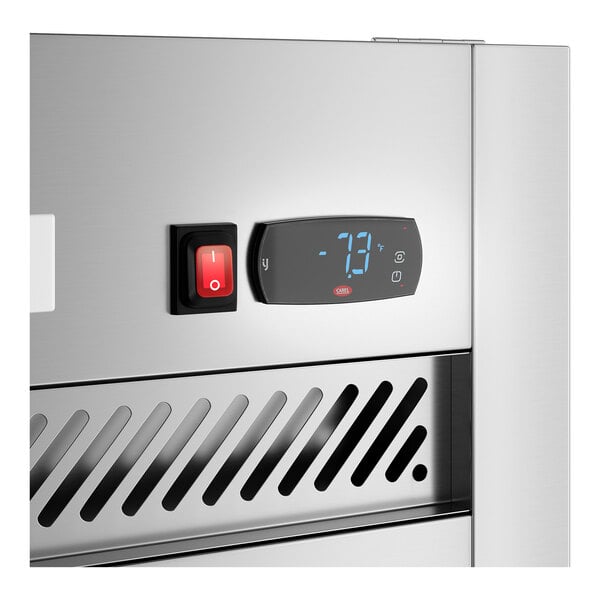 Avantco Z-1F2-N 17 11/16" Stainless Steel Solid Half Door Narrow Reach-In Freezer