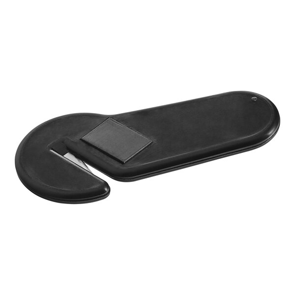 A black plastic Tangibles magnetic bag opener with a black cover.
